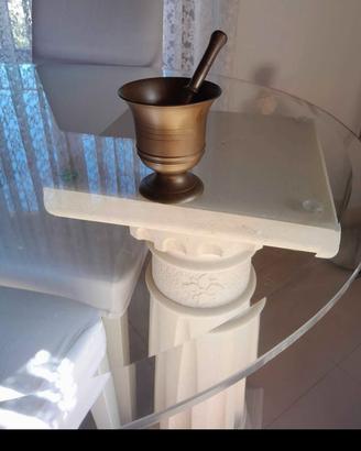 mortaio in bronzo 