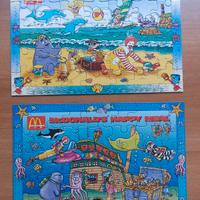 Due puzzle completi del Mc Donald's vintage '90