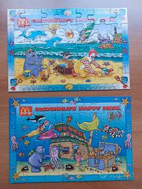 Due puzzle completi del Mc Donald's vintage '90