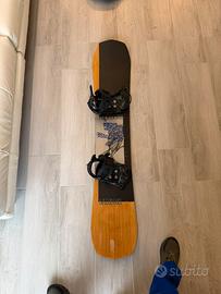 Tavola snowboard assasin salomon e set completo