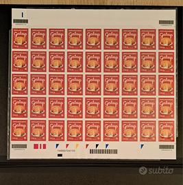Francobollo italiano GALUP in foglio intero