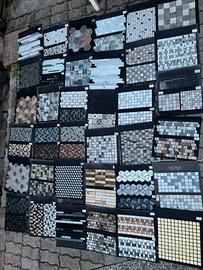 Pietre ceramiche vetrini mosaiche bricolage
