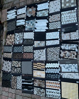 Pietre ceramiche vetrini mosaiche bricolage