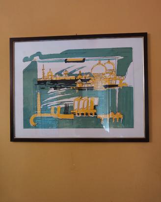Litografia Remo Brindisi