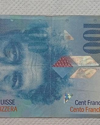Svizzera CH Banconota 100 Franchi. Giacometti Albe