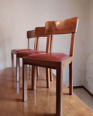 Sedie anni 50 di artigianato toscano