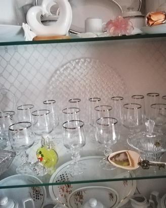 Servizio di Bicchieri  di Cristallo 24 car 