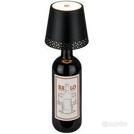 LAMPADA FLASKA P/MONTAGGIO SU BOTTIGLIA NERO