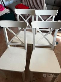 sedie ikea bianche