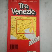 Carta stradale Tre Venezie