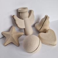 FORME in CARTA PRESSATA da DECORARE, 5 pezzi CWR