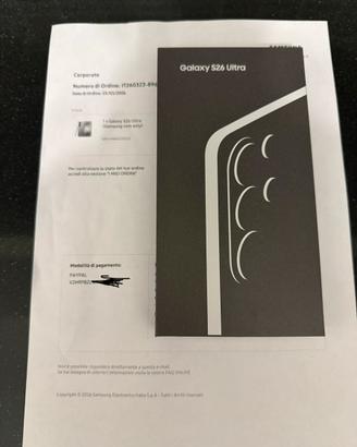 Samsung s26 ultra 512 GB  nuovo  SILVER SHADOW