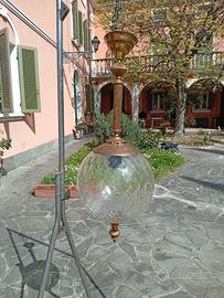 Lampadario globo anni 70