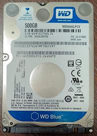 HDD 3.5"/2.5" 500GB/1TB 10/15/20