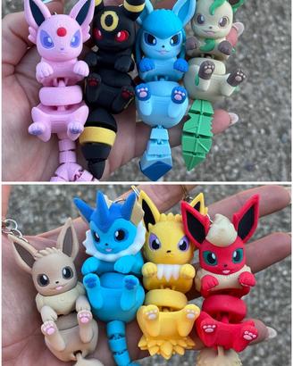 Portachiavi eeveelution (prezzo al pezzo )