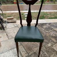 Set 4 Sedie Vintage Anni '50 - Legno Massello