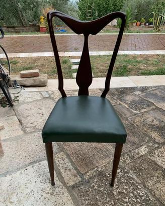 Set 4 Sedie Vintage Anni '50 - Legno Massello