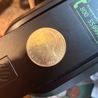 Moneta 100 lire 1883