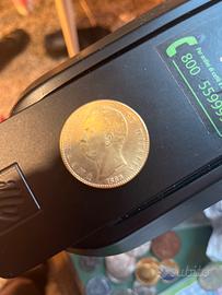 Moneta 100 lire 1883