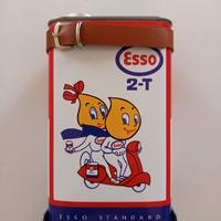 Porta latta + latta olio Esso 500 ml per VESPA 