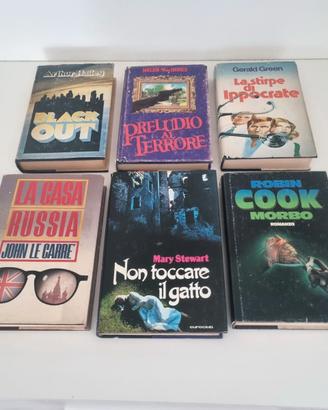 Lotto libri thriller drammatici 6 romanzi Morbo
