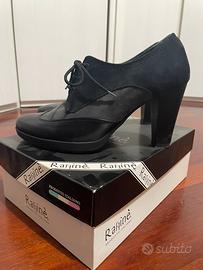 Francesine nere con tacco