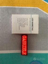 Badge luminoso programmabile