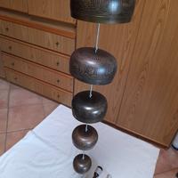 Campane tibetane in sospensione set 5 pezzi