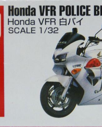 Takara Tomy Tomica 4 Honda VFR Police Bike White