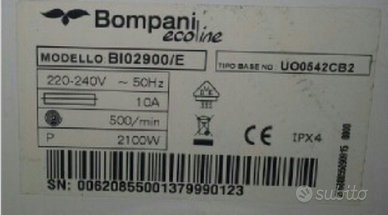 Sportello oblò Bompani mod. Bio2900/e