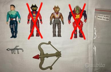 Dino Riders MATTEL Tyco, personaggi anni 80 lotto