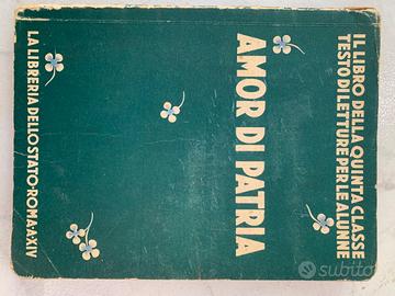 Libro “Amor di patria”1935