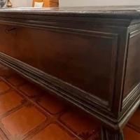 Cassa-panca fine ‘600 in legno massello