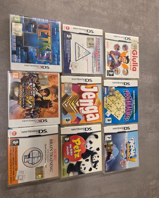 lotto 9 giochi Nintendo Ds e 3Ds