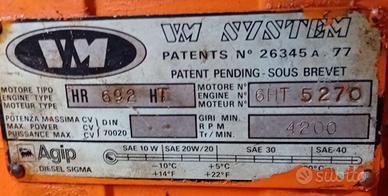 Motore VM HR692HT