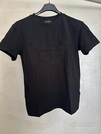 T-Shirt Donna Armani Nero