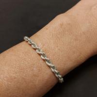 Bracciale torciglione in argento