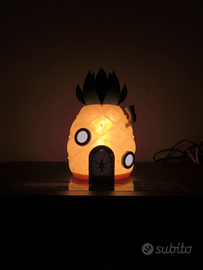lampada usb casa spongebob