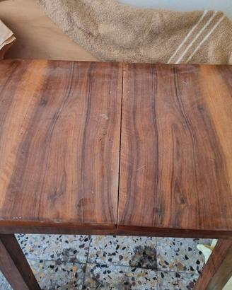 Tavolo vintage in noce anni ’30-’50
