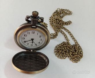 Orologio da tasca vintage uomo/donna al quarzo bro