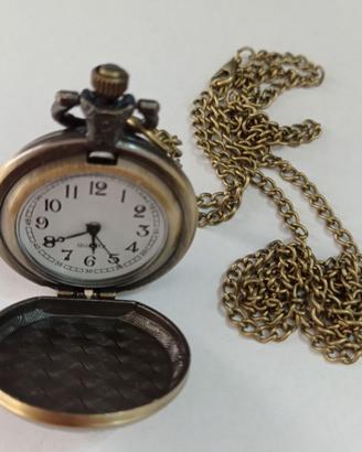 Orologio da tasca vintage uomo/donna al quarzo bro