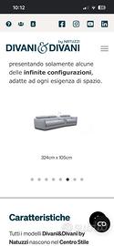 Divano letto Natuzzi
