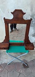 specchio antico in legno 