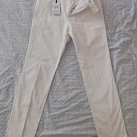 Pantalone bianco elegante  taglia 44 Caporiccio 