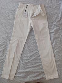 Pantalone bianco elegante  taglia 44 Caporiccio 