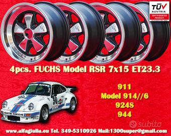 4 pz. cerchi Porsche Fuchs 7x15 ET23.3 911 -1989 9