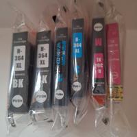 6 cartucce compatibili per stampanti Hp 364 XL
