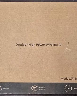 Ripetitore WiFi PoE alta potenza esterno/interno