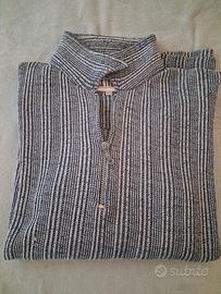 Felpa sportiva uomo con zip alta