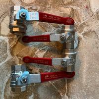 Set di 4 valvole a sfera RuB Bonomi Made in Italy